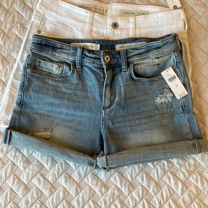 NEW Anthro denim shorts size 26